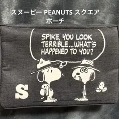 スヌーピー PEANUTS スクエアポーチのサムネイル