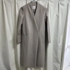 UNITEDTOKYO Vネック ノーカラーコート　ウールカシミヤ