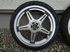 cb250t 純正18インチ ホイール 18×1.85前後セット - メルカリ