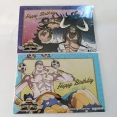 ONE PIECE ワンピース バースデーブロマイド ルフィ 麦わらストア