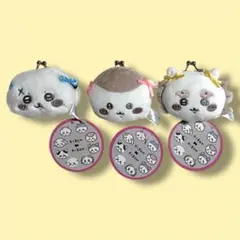 【セットでお得】ちいかわミニがまぐち リボン 3種セットまとめ売り