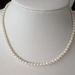 真珠ネックレス　ベビーパール　淡水真珠　華奢　s925 デイリー　冠婚葬祭　新品