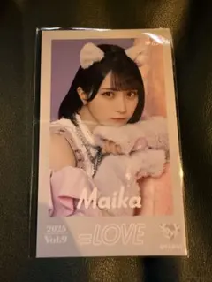 佐々木舞香 ミニフォト レア 黒衣装 LOVE イコールラブ イコラブ ミニフォトカード 佐々木舞香 レア 黒衣装