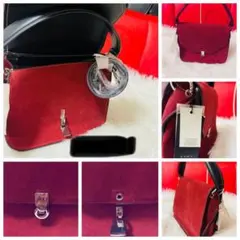 新しい、ワインレッド色