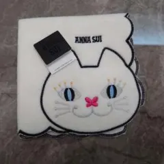 ANNA SUI 猫デザイン タオルハンカチ