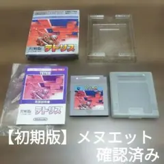 【初期版】ゲームボーイソフト テトリス 箱・説明書付