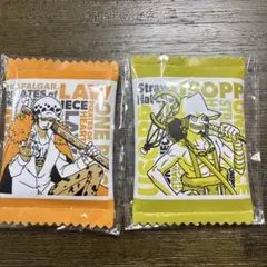 ワンピースフラットミニポーチトラファルガー・ロー ウソップ 2個セット