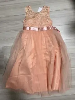 6Y ピンク レースドレス　120センチ　未使用