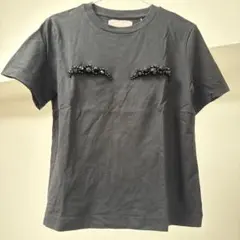 Simone Rocha x H&M ビジュー装飾Tシャツ ブラック XSのサムネイル