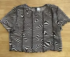 美品H&MシースルートップスL