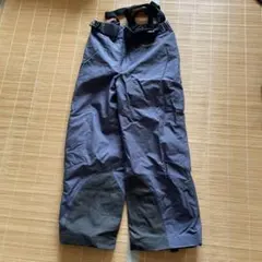 mont-bell 防水スキーウェア グレー サスペンダー付き