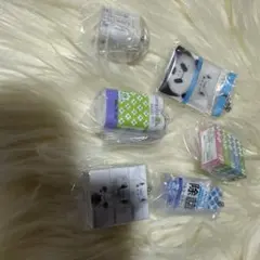 nepia ネピア　ミニチュアチャーム　6個セット ガチャ ①