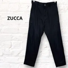 ズッカ ZUCCA テーパードパンツ M ブラック 日本製のサムネイル