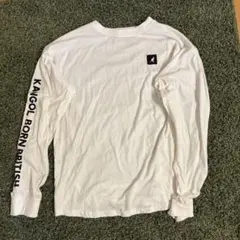 Kangol ホワイト ロングスリーブ Tシャツ