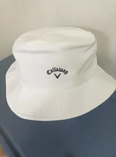 [美品]Callaway バケットハット ホワイト ゴルフのサムネイル