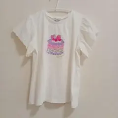 anyFAM ケーキプリント Tシャツ 140