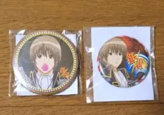 銀魂 沖田総悟 缶バッジ J-WORLD 2点