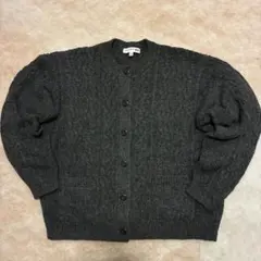 ユニクロ INES DE LA FRESSANGE ダークグレー カーディガン