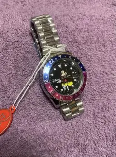 新品♪ミッキーマウス 腕時計 ペプシ ジャパンムーブメント アナザーヘブン