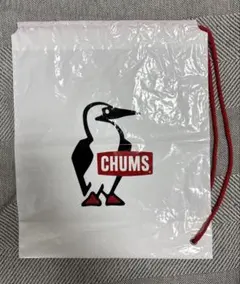 CHUMS エコバッグ ペンギンロゴ ホワイト
