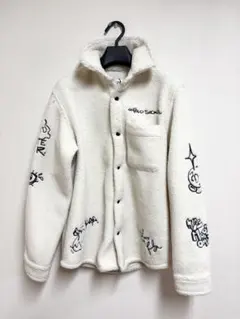 ZARA 刺繍ボアシャツジャケット Sサイズ