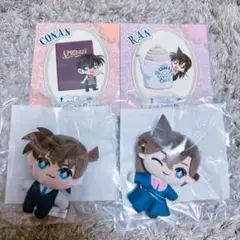 名探偵コナン セガラッキーくじオンライン 新一 蘭 コナン 4点セット