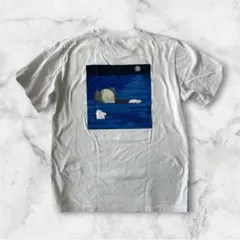 KAWS UT Tシャツ ホワイト Lサイズ ユニクロ コラボ　カウズ