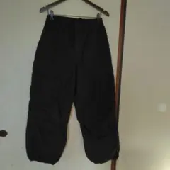 F*B様 黒のカーゴパンツ サイドポケット付き GU Sサイズ　メンズ