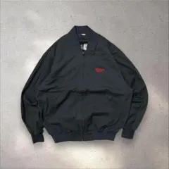 USA古着90sUSA製3Mシンサレート中綿入ワークジャケット企業ロゴ刺繍短丈L