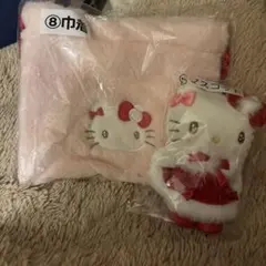 サンリオ当りくじ　ハローキティ　マスコット＆ポーチセット