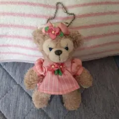 ディズニーシー シェリーメイ ピンクのドレス ぬいぐるみ チェーン付き
