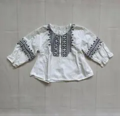 刺繍ブラウス 80 西松屋 チェニック