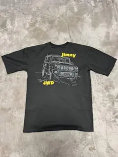新品 しまむら ジムニー 刺繍Tシャツ 淡黒(S.BLACK)サイズ Mのサムネイル