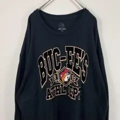 USA古着 buc-ee’s オーバーサイズ ロンT 企業系 黒