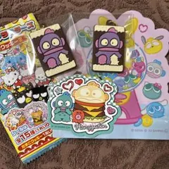 サンリオ　キャラパキ ハンギョドン2個　シールクッキー２　１枚