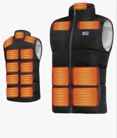 ✨️電熱ベスト ヒーターベスト 3段階温度調整 5秒速暖 防寒 丸洗い Lサイズ