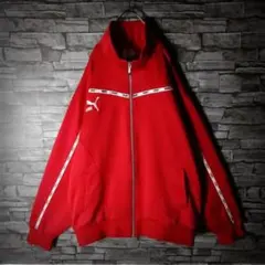 希少90s☆PUMAジャージ ヒットユニオン 刺繍ロゴ テープライン 3Lのサムネイル