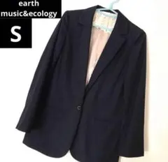 earth music&ecology ジャケット ブレザー　 S 紺ブレ