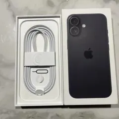 空箱】iPhone16 ブラック 箱＋充電ケーブルのみ 本体なし