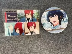 あんさんぶるスターズ追憶 逆先夏目 青葉つむぎ 缶バッジ アクリルクリップ