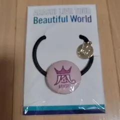 嵐 ARASHI Beautiful World 限定グッズ ヘアゴム 紫