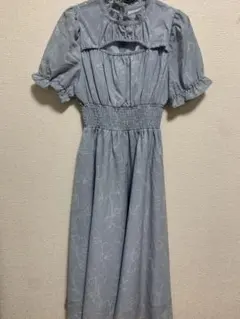 evelyn 花柄カットワンピース　フレアワンピース