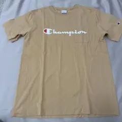チャンピオン　メンズTシャツ　Ｌ　ベージュ