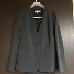 専用 INDIVI グレー ブラック　パンツセットアップ 38 スーツ