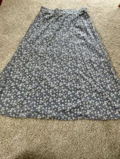 花柄スカート　大きいサイズ　ロングスカート