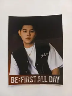 ‘BE:FIRST ALL DAY’購入特典 ステッカー　LEO レオ