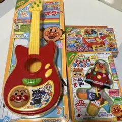 【新品・未開封】　アンパンマン　おもちゃセット ドライブキー&ギター&レジスター