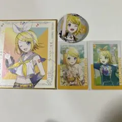 鏡音リン 色紙 トレカ 缶バッジ まとめ売り