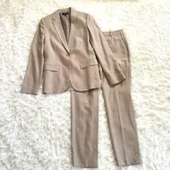 美品 セオリー ベージュ テーラード スーツ セットアップ M