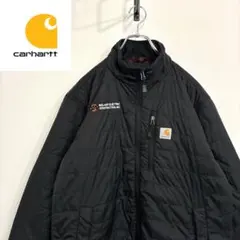 Carhartt ブラック キルティングジャケット